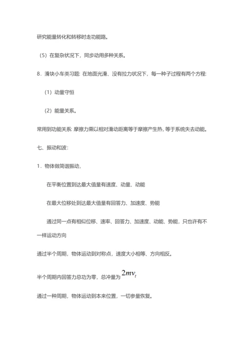 2023年高中物理常用二级结论汇总.docx