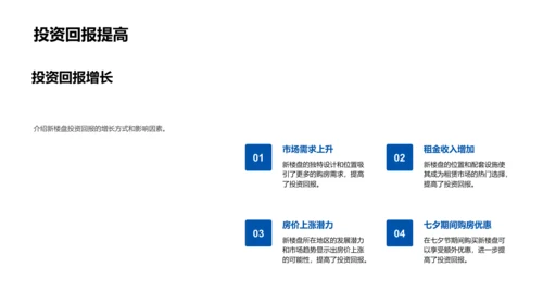 七夕新楼盘投资报告PPT模板