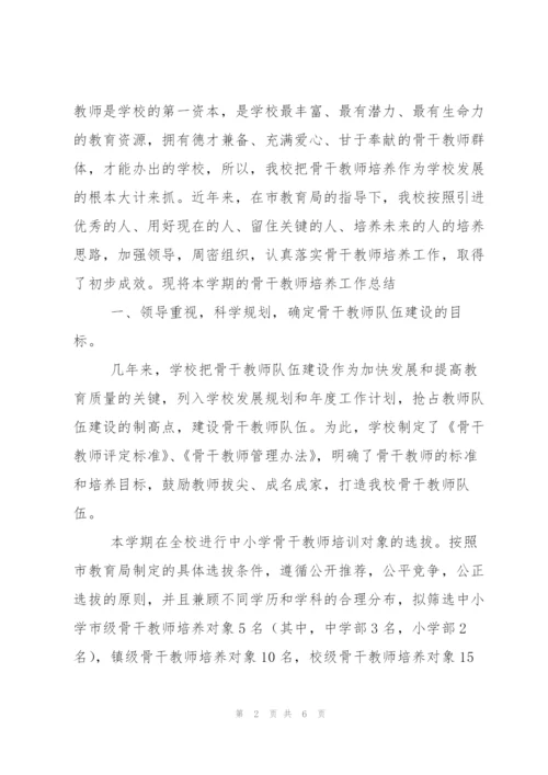 青年教师培训工作总结范文.docx