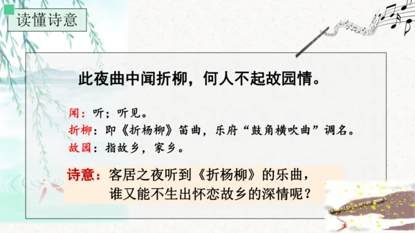 第三单元 课外古诗词诵读 春夜洛城闻笛 课件
