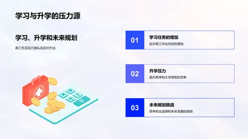 高三压力管理讲座PPT模板