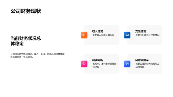 季度财务分析报告PPT模板