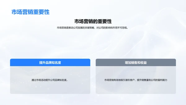 市场营销年度总结PPT模板