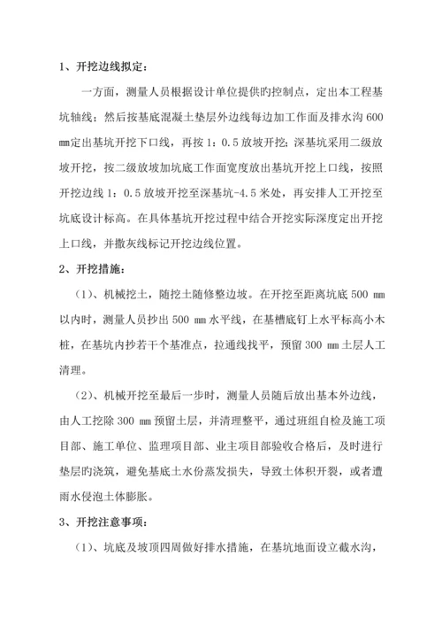 泵房土方开挖综合施工专题方案.docx