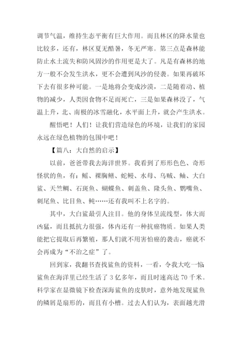 有关大自然启示的作文-1.docx