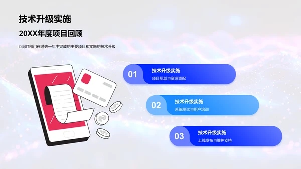 IT年中成果展示PPT模板