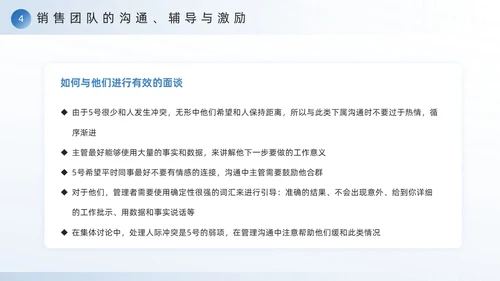 蓝色励志风销售团队建设与管理PPT模板