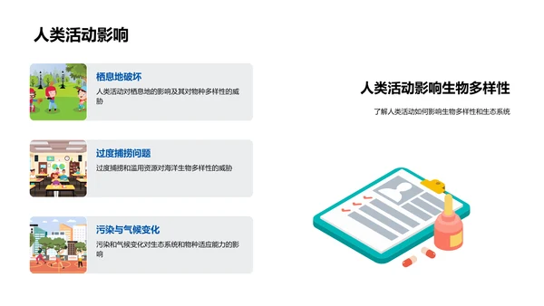 探究生物学教学PPT模板