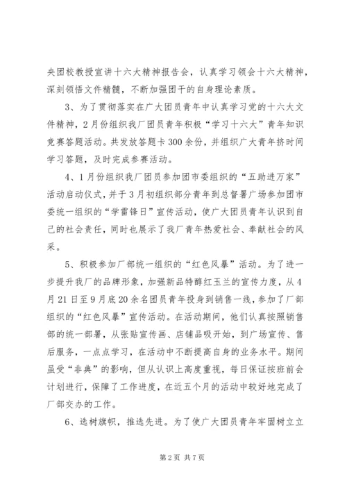 团委关于“企业团组织在国有企业改革发展中的作用”调研课题的情况汇报.docx