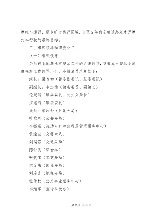 乡镇整治本地摩托车工作实施方案.docx