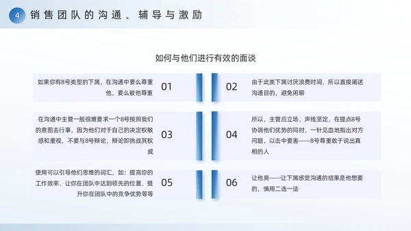蓝色励志风销售团队建设与管理PPT模板