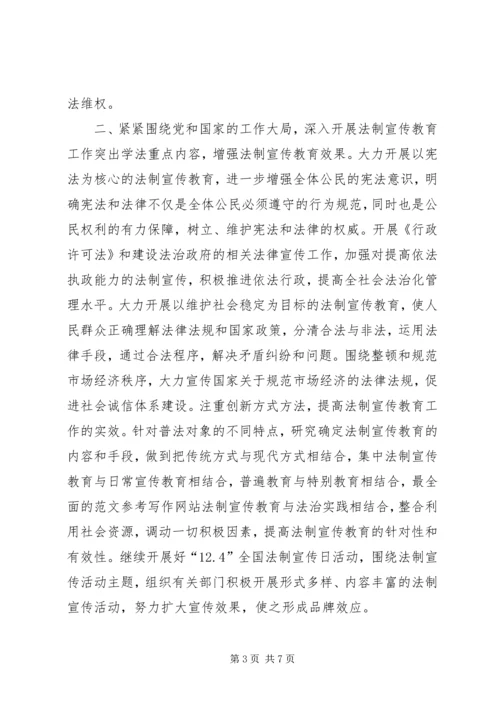 全市普法依法治理工作要点 (8).docx