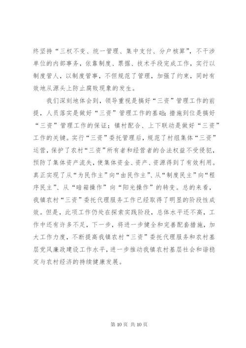 乡镇三资管理工作汇报 (2).docx