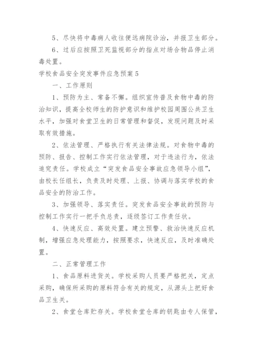 学校食品安全突发事件应急预案.docx