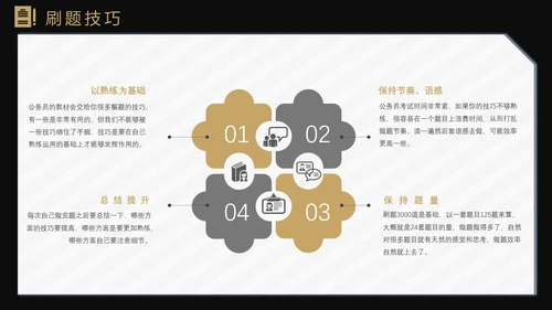国考省考公务员上岸备考指南西装男PPT模板