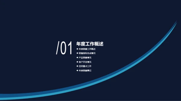 蓝色商务企业销售人员工作计划工作总结汇报PPT模板