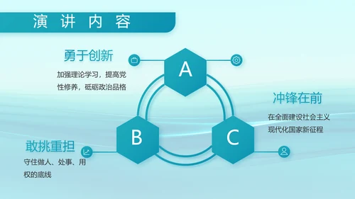 蓝色大气海军部队工作总结动态PPT