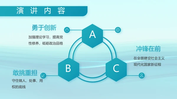 蓝色大气海军部队工作总结动态PPT