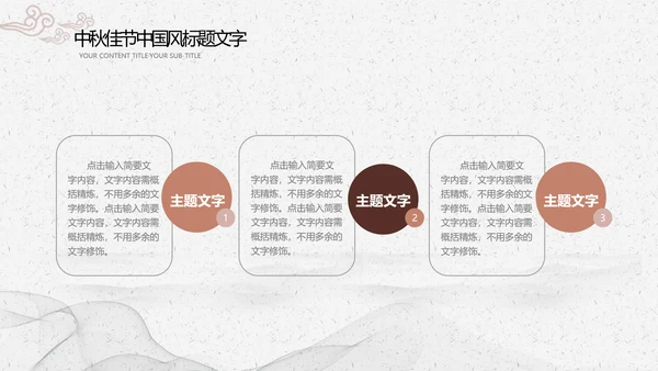 中国传统文化中秋节月饼主题班会PPT模板