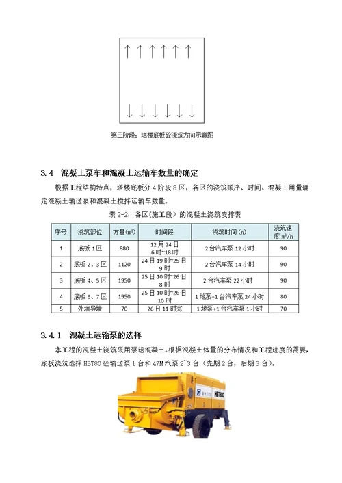 塔楼基础大体积混凝土施工方法