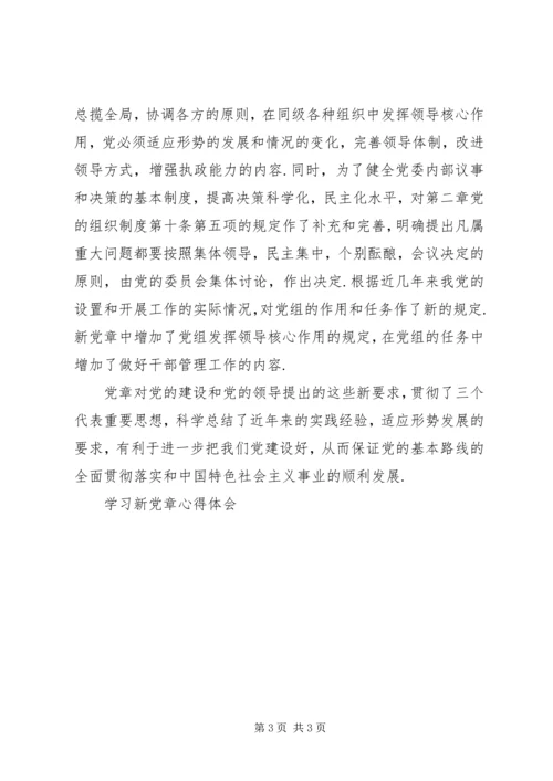 学习新党章心得体会 (40).docx