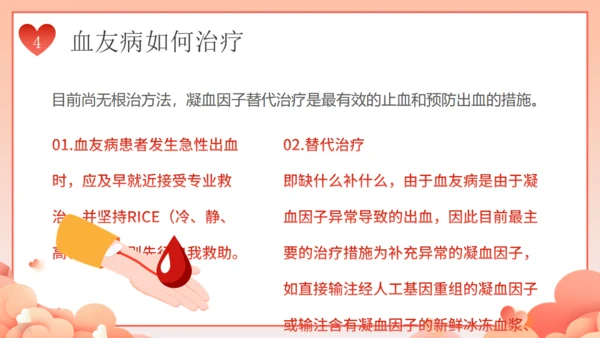 世界血友病日关爱玻璃人通用PPT模板