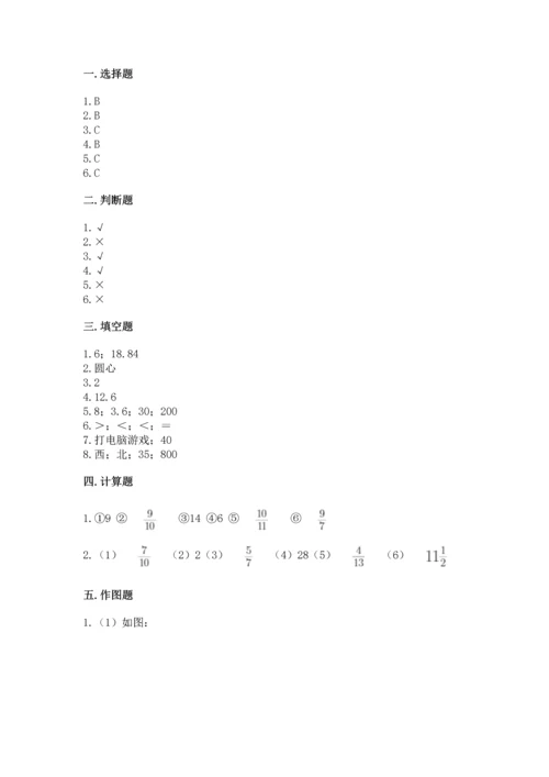 小学数学六年级上册期末测试卷附完整答案【全国通用】.docx