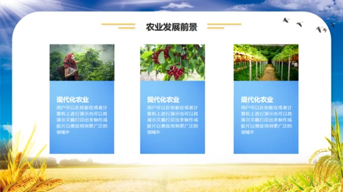 农业项目招商融资报告通用PPT模板