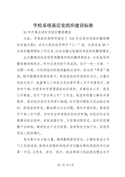 学校系统基层党组织建设标准 (3).docx