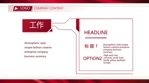 高端公司品牌产品介绍策划方案工作总结PPT