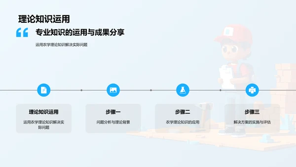 农学实践报告答辩PPT模板