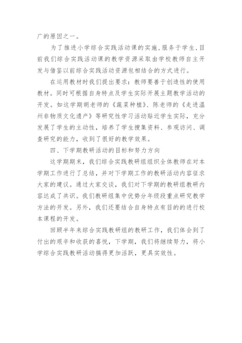 小学综合组工作总结.docx