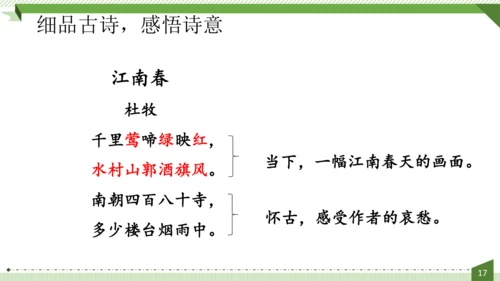 统编版语文六年级上册第六单元  18《古诗三首》课件