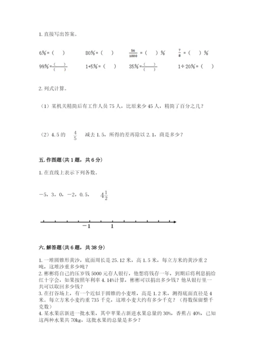 小升初六年级期末测试卷（考点梳理）.docx