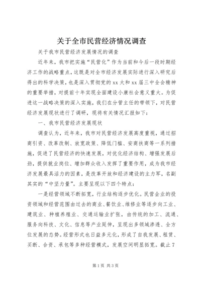 关于全市民营经济情况调查 (7).docx