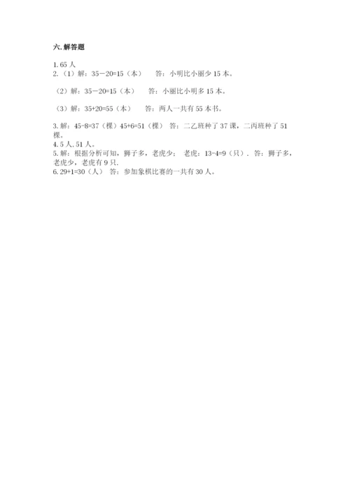 人教版二年级上册数学期中测试卷答案下载.docx