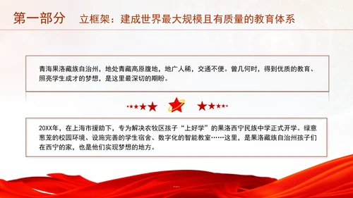 奋进在教育强国大路上新中国成立75周年教育事业发展成就综述专题党课PPT