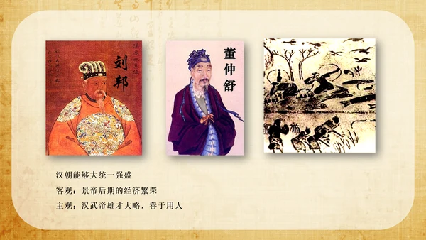 大统一的汉朝历史教学PPT课件