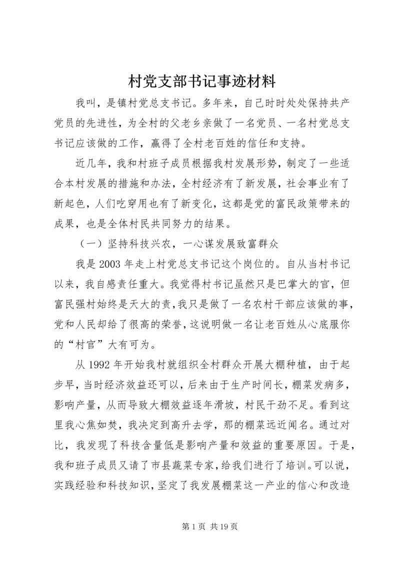 村党支部书记事迹材料 (4).docx