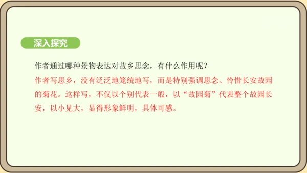 七年级语文上册第三单元课外古诗词诵读（一）- 行军九日思长安故园课件（21张PPT)