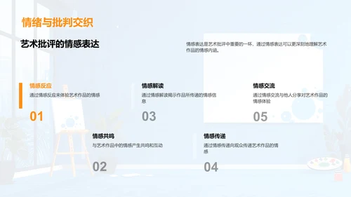 艺术批评教学报告PPT模板