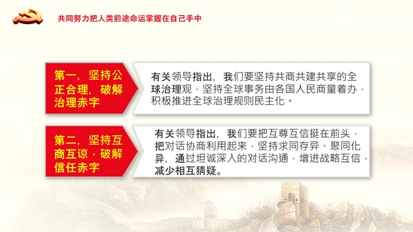 学习谈治国理政第三卷第十七专题携手构建人类命运共同体PPT