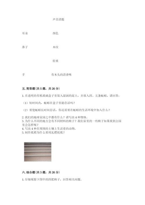 教科版二年级上册科学期末测试卷【考点精练】.docx