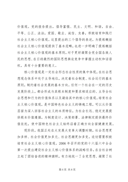 关于积极践行社会主义核心价值观发言稿范文.docx