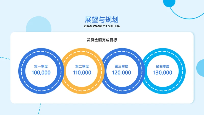 简约风白色总分关系并列关系4项PPT