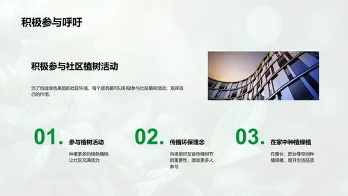 社区植树活动汇报