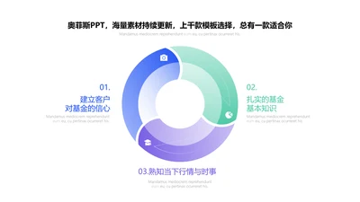 简约风列表3项PPT内容页