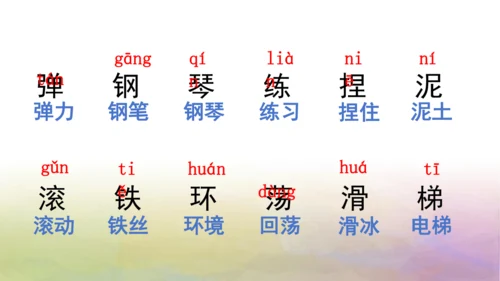 部编版二年级语文上册第三单元复习   课件
