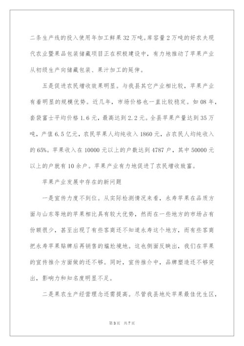 2022苹果产业发展调研报告.docx