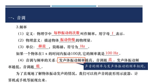 八年级物理上册同步精品备课一体化资源（人教版2024）2.2声音的特性（课件）41页ppt